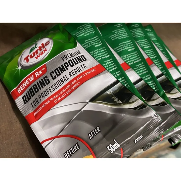 Turtle Wax Premium Rubbing Compound 50ml Lazada PH