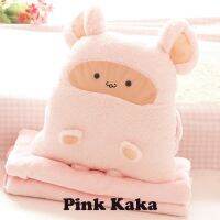 3 in 1 Multipurpose Huggable Soft Pillow Blanket Hand Warmer Cute Soft Plush Toy Pillow