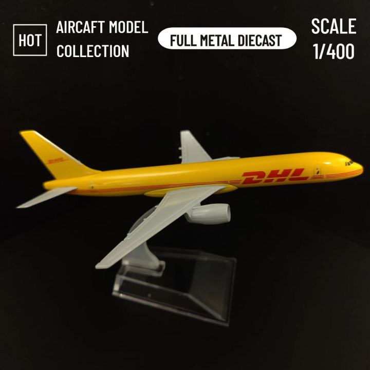 scale-1-400-metal-aircraft-replica-dhl-boeing-757-airplane-diecast-model-plane-aeroplane-home-office-miniature-toys-for-children