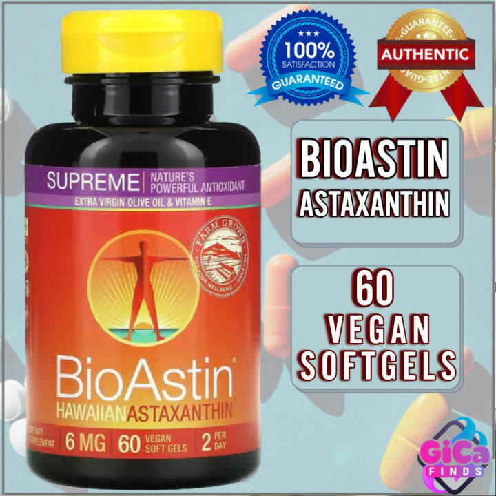 Nutrex Hawaii, BioAstin Supreme, 6 mg, 60 Vegan Soft Gels | Lazada PH