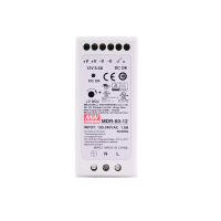 Original Mean Well MDR-60-12 DC 12V 5A 60W Meanwell Single Output Industrial DIN Rail Power Supply