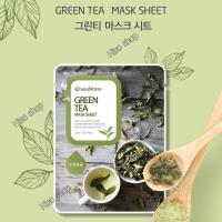 GREEN TEA MASK SHEET BY SEANTREE แบรนด์เกาหลี มาส์กหน้าสูตรชาเขียว  อุดมไปด้วยความชุ่มชื้น