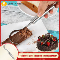 1Pc Wavy Chocolate Grater Stainless Steel Coconut Planer Cream Spatula Smoother Scraper Cheese Slicer Baking Pastry Tools