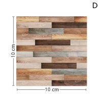 KCY บ้านตุ๊กตา1:12พื้นลายเนื้อไม้ขนาดเล็ก1ชิ้นสติกเกอร์กระเบื้องตกแต่งห้องนั่งเล่นห้องน้ำอุปกรณ์บ้านตุ๊กตาของเล่น
