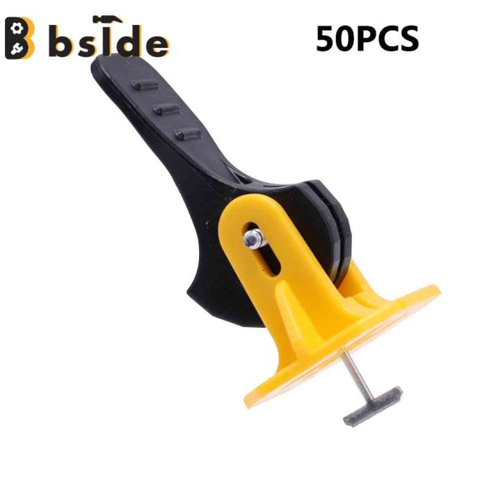 [Bside Tool Store] 50x Tile Leveling System Plastic Positioning Leveler ...