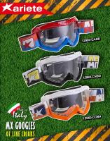 แว่นคาด ARIETE MX GOGGLES 07 LINE COLORS ของแท้ คุณภาพสูง ผลิต ITALY