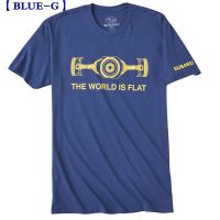 Subaru Genuine The World Is Flat T Tee Shirt Impreza Sti Wrx Boxer Jdm New Blue 100% Cotton Gildan Mens T-shirts Fathers Day Gift