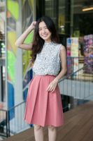 Highneck lace top - Sissstyle