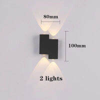 Outdoor Indoor wall lamp waterproof IP65 up and down wall lamp garden lamp wall indoor corridor bedroom living room decoration