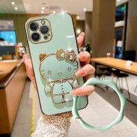 เคสโทรศัพท์ฮัลโหลคิตตี้ขอบตรงลายการ์ตูนน่ารักสำหรับ VIVO,เคสด้านหลัง Y20i Y20S Y12A V2026 V2027 Y12S 3D