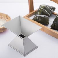 QQMALL Traditional Zongzi Mould Trapezoidal Sushi Dumpling Mould Pudding Making Molds DIY Triangular Kitchen Tools Non-stick Chinese Food Baking Rice Ball