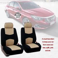 MATTEO ผ้าหุ้มเบาะรถยนต์ ผ้าคลุมเบาะรถยนต์ กันรอย กันเปื้อน 2 pcs. Front Car Seat Cover 2549