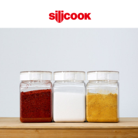 [Silicook] Airtight One Touch Square Canister 1000Ml ชุด3P/ภาชนะบรรจุอาหาร