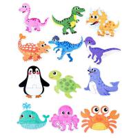 Wooden Puzzles Cute Animal Jigsaw Puzzles Montessori Wooden Block Puzzle Intelligence Brain Teasers Toy STEM Educational Gift lovely