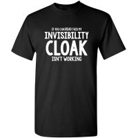 If You Can Read This...Men T-shirt Invisibility Cloak Print Funny Mens T Shirt Cotton Novelty Letter Tops &amp; Tees  M9AA