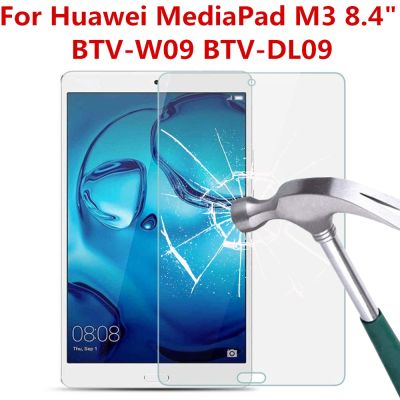 《Bottles electron》ขวดแผ่นป้องกันหน้าจอแท็บเล็ตกระจกเทมเปอร์9ชม.,สำหรับ BTV-W09 Huawei MediaPad M3 8.4นิ้ว DL09ฟิล์มป้องกันป้องกันการชัดเจนแบบ HD ลายนิ้วมือ