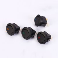 12V 24V Switch LED Rocker Switch Led Dot Light 3 pins ON-OFF Rocker Switch LED illuminated Car Dashboard Dash Boat Toggle