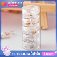 ?【Flash Sale】WUJI กล่องเก็บเครื่องประดับชั้น5th หลายชั้นชั้นชั้นจัดระเบียบสร้อยข้อมือต่างหูที่เก็บเล็บกล่องเก็บพลาสติกชั้นวาง