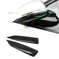 New Arrival High Quality 2pcs Universal Carbon Fiber Car Rearview Mirror Trim Side Mirror Protector Guard