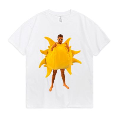 Bad Bunny Neverita Video Sol T Shirt Hip Hop Fashion Funny Graphic T-Shirt Mens Streetwear Oversized T Shirt Pure Cotton Tees XS-4XL-5XL-6XL