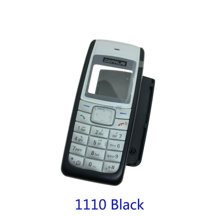 housing-for-nokia-1100-1110-3100-phone-case-facing-front-frame-keypads-battery-back-door-cover-replacement-parts