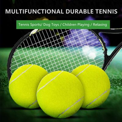 1pcs Professional Reinforced Rubber Tennis Ball Shock Absorber High Elasticity Durable Training Ball Club School Training