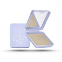 CUTE PRESS EVORY SNOW WHITENING &amp; OIL CONTROL FOUNDATION POWDER SPF30 PA++ แป้งคิวเพรส สีฟ้า อิเวอร์รี่ สโนว์ 12ก. ตลับรีฟิล