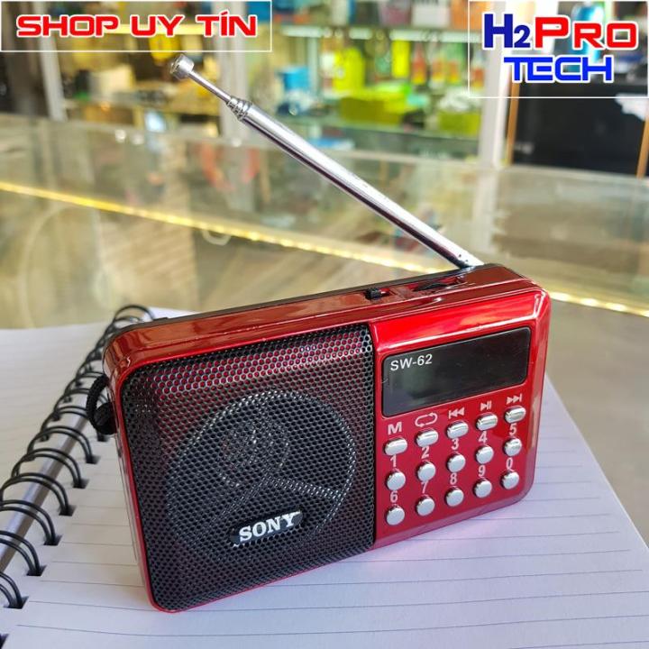 Đài FM SONY SW-61, Music Player, FM Radio Digital Elder FM Multifunctional  Music Portable MP3 ,