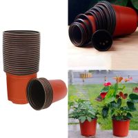 N050 Pieces of Plastic Nursery Flower Pots Suitable for Indoor, Outdoor, Garden, Courtyard and Park