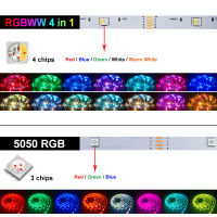 Wifi ไฟ LED แถบ1-20เมตร USB 5050 RGB Led โคมไฟที่มีความยืดหยุ่นริบบิ้น RGBWW อบอุ่นสีขาวไดโอดเทปบลูทูธควบคุมสำหรับห้องพักบ้าน