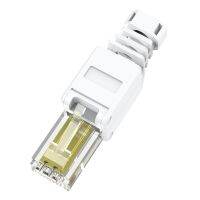 CCTV Ethernet Cable Tool-Less Crystal For Head Plug CAT6 RJ45 Connector Tool-Less Connector No Crimp Connectors