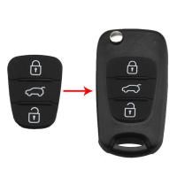 、‘】【； Replacement Remote Car Key Shell 3 Button Flip Folding Key Case For Kia K2 K5 Rio For Hyundai Ceed Cerato Sportage Flip Key