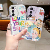 เคส LIFEBELLE ปลอกสำหรับ Samsung Galaxy A34 A54 5G เคสแฟชั่นน่ารักลายเคสมือถือโปร่งแสงซิลิโคนนิ่มกันกระแทกคู่รักที่เรียบง่ายฝาหลังป้องกัน