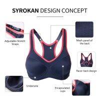 1 DDD SYROKAN ยกทรงเสื้อชั้นในกีฬาผู้หญิงดันกันกระแทกเต็มตัว,ยกทรงกันกระแทกกันกระแทกแรงกระแทกสูงมีซับในแบบเบาๆมีซับใน2023ใหม่