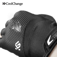 CoolChange Men Women Bicycle Gloves Half Finger Summer Breathable Elastic Shockproof Road Mountain Bike MTB Cycling Gloves