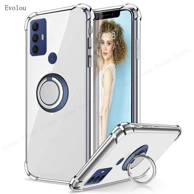 transparent-soft-silicone-shockproof-case-for-tcl-305-306-30-se-cases-magnetic-ring-holder-stand-phone-cover-for-tcl-30e-fundas