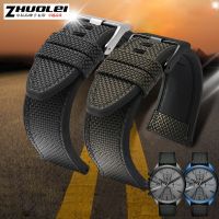 For DIESEL Dz4500 Dz4506 DZ7420  DZ4318 Canvas Silicone Watch Strap Mens Officer Series 24 26 28Mm Accessories Nylon Watchband