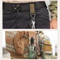 ：&amp;gt;?": Outdoor Camping Hiking Molle EDC Tactical Gear Nylon Rion Knapsack Keychain Triangle Backpack Waist Bag Fastener Hook Buckle