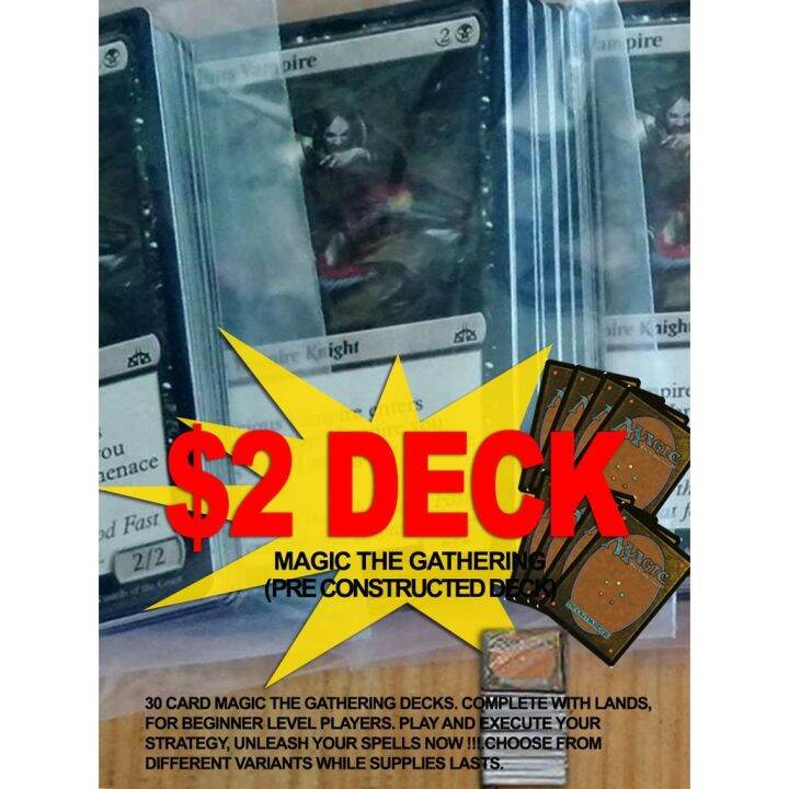 zpnyvg84ir55 Magic the Gathering Deck : 30 Card Deck for Beginners MTG ...