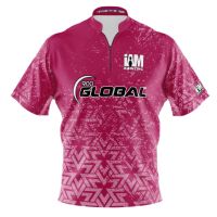 900 Global DS Bowling Jersey - Design 2119-9G 3D Polo Shirt Zipper Polo