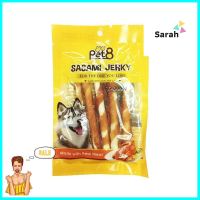 ขนมสุนัข PET8 SASAMI JERKY JJ14 ไก่พันครันชี่ขาว 50 ก.DOG TREAT PET8 SASAMI JERKY JJ14 CHICKEN WRAP WITH W CRUNCHY 50G **ของแท้100%**