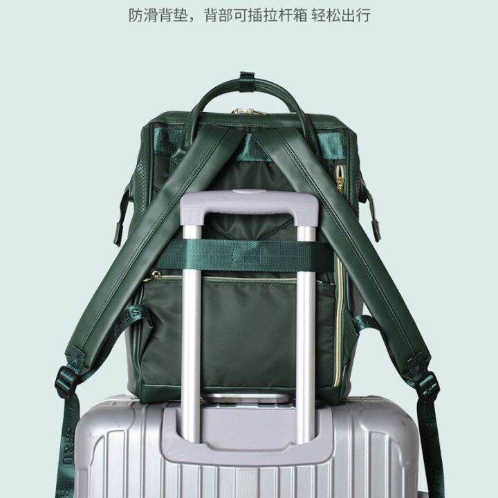 2023-original-japans-lotte-backpack-new-pu-leather-laptop-bag-student-backpack-travel-away-from-home-baochao-bags-contracted