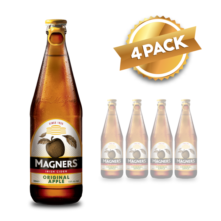 Magners Original Irish Cider Beer Apple 568ml (4 Bottles) Lazada PH