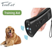 Pet Dog Repeller Chống sủa Thiết bị huấn luyện vỏ cây Huấn luyện viên LED