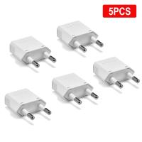 [HOT GELLXKOWOIGHIO 527] 3 100Pcs EU ปลั๊กอะแดปเตอร์ US To EU ปลั๊กอะแดปเตอร์ CN To EU Travel Adapter ไฟฟ้า KR ยูโร Plug Converter ปลั๊กไฟ AC Outlet