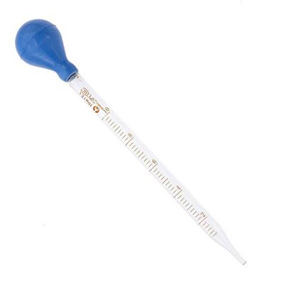 【YF】✽☜◊  1/2/5pcs Dropper Pipette Glass Scale Lab Measuring Dropping Pipet Rubber Pipettes