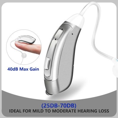 ZZOOI Wireless Hearing Aids 8 Channels Adjustable Sound Amplifier Hearing Aid For Elderly Deafness Digital Audifonos With Noise Cancel