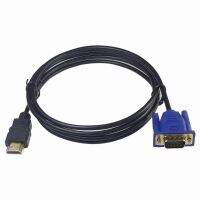 ㍿ 1.8M/3M HDMI-compatible Cable To VGA 1080P HD with Audio Adapter Cable VGA Cable Dropshipping Plug Non-slip Desig Anti-wear