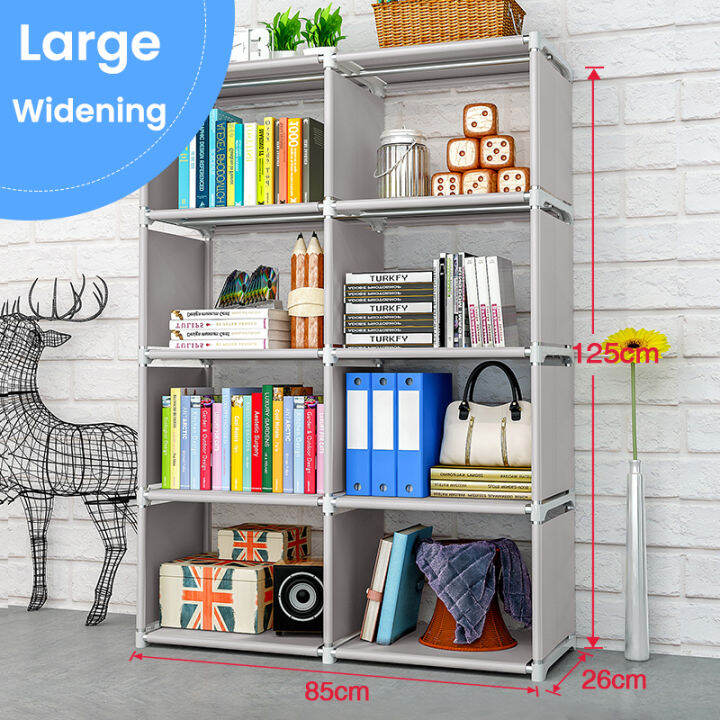 diy-simple-ชั้นวางหนังสือ-multi-layer-bookcase-ประกอบง่ายเด็ก-debris-rack-ชั้นวาง-creative-ชั้นวางหนังสือเครื่องเขียน-organizer