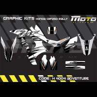 สติ๊กเกอร์วิบาก Honda CRF 250 Rally ทั้งคัน Graphic kit สติ๊กเกอร์เคลือบเงา สุดคุ้ม